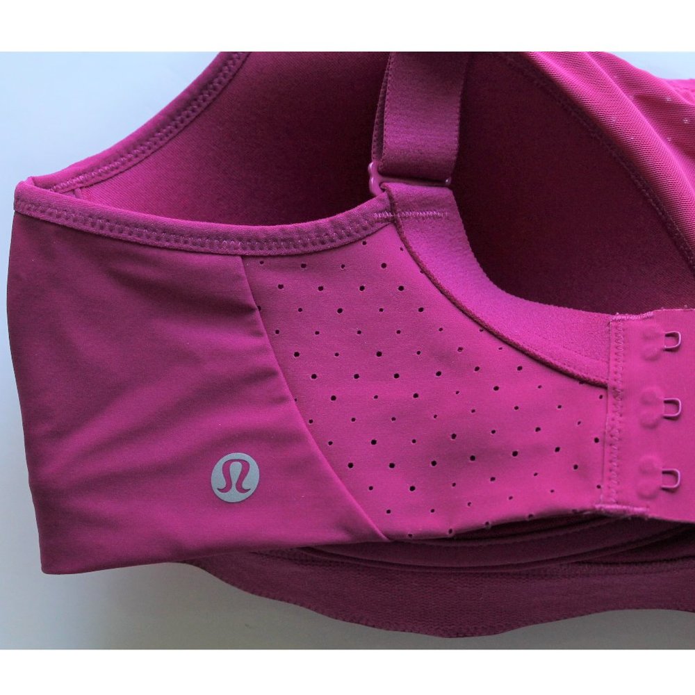Lululemon Run Times Bra / Size 36D / Ripened Raspberry High Support Sports - Picture 6 of 8